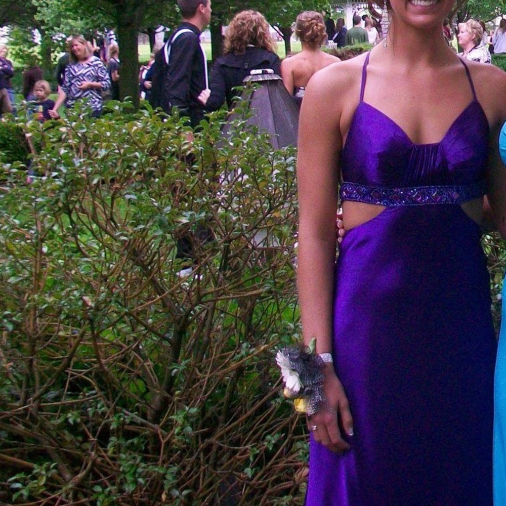 Deep Purple Prom Dress